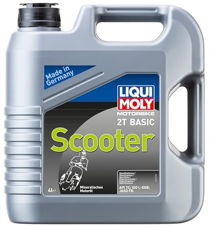 LIQUI MOLY Motorbike 2T Basic Scooter | 4 L | Motorrad 2-Takt-Öl | Art.-Nr.: 1237