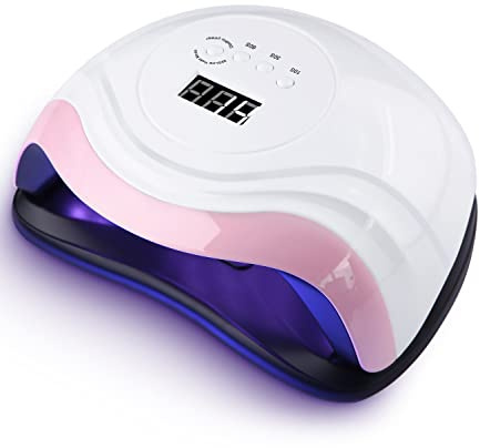 NEFLSI 168W Nageltrockner Lampe,36 UV LED Lampe Professionelle Nagellampe | mit 10/30/60/99s Timer LCD Anzeige Smart Sensor für Finger/Zehennagel und für Alle Gel Nagellack,Gelnägel