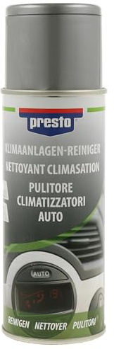 presto KLIMAANLAGEN-REINIGER 400 ml, Auto Klimaanlage, Aktivschaum, einfache Anwendung, Geruchsentferner, langfristiger Frischeeffekt