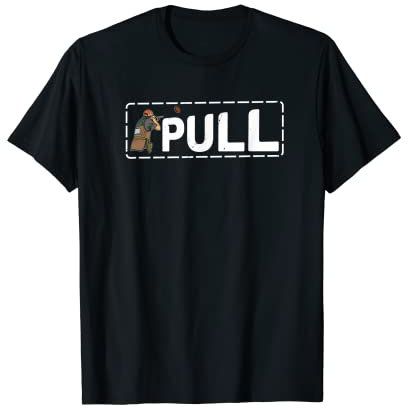 Tontaubenschießen Fallenschießen Tontauben Skeet Schießen T-Shirt