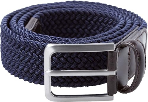 BRAX Herren Hi Flex Elastisch Flecht Gürtel, 22 Navy, 105