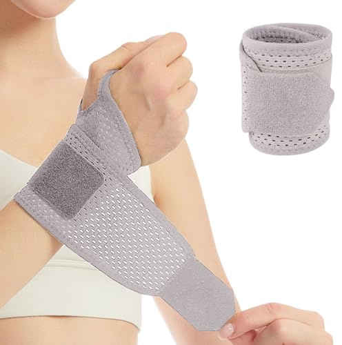 Hnonoxy Handgelenk Bandagen Fitness, Atmungsaktiv Bandage Handgelenk für Handgelenksverstauchungen für Sehnenscheidenentzündung oder Sport Für Linke oder Rechte Hand