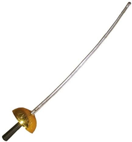 P'TIT Clown - 61321 - Justice Fleuret, Maskierter Bandit - wachsames Foil - Kostümzubehör - Perfekt für Karneval, Themenpartys, Halloween, Kostümpartys - 61 cm - Kunststoff