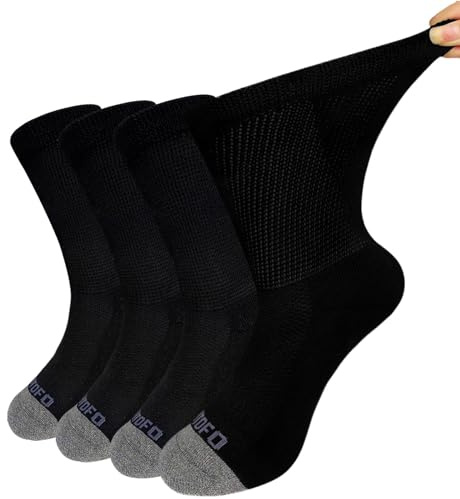 LOFIR Diabetikersocken Baumwolle Herren Damen: ohne Gummibund & ohne Naht Extra Weiter Diabetiker Socken Herrensocken Gesundheitssocken für Senioren Geschwollene Füße Schwangere