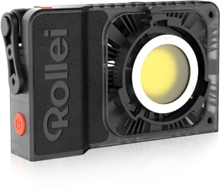 Rollei LUX 100W Bi-Color Professionelles LED-Dauerlicht Fotografie Candela-APP Smarte Bedienung, Fotolicht Ultraflach & Leicht | Duale Stromversorgung | Verstellbare Farbtemperatur 2700 – 6500K