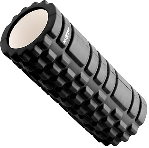 MAXXIVA® Massagerolle 33x14 cm Faszienrolle Trainings-Rolle Fitness-Zubehör Fitness-Training Fitness-Gerät Yoga Gymnastik Pilates Physiotherapie