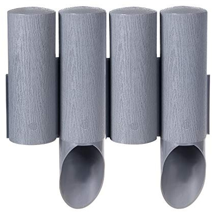 Cellfast Standard Gartenpalisade Rasenkante Palisade Beetumrandung (6,9m, Graphit)
