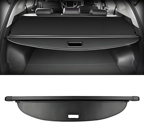 AIBINGBH Einziehbare Heckkoffer Abdeckung für Opel Astra L Sports Tourer 2022-2024, Black, Laderaumabdeckung Kofferraum Schutz Abdeckung Kofferraumabdeckung Paket Cover Schutz Innere ZubehöR