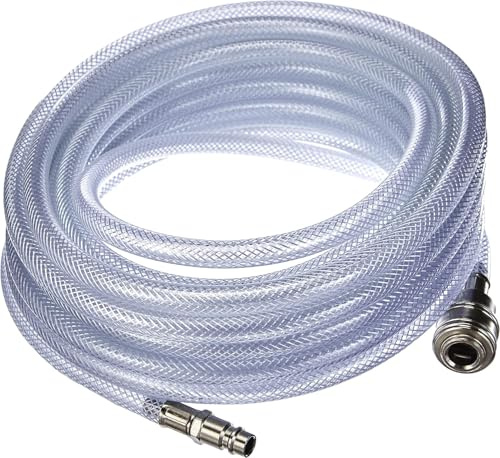 Original Einhell Gewebeschlauch 10 m (Kompressor-Zubehör, 10 m Länge, Innendurchmesser 6 mm, R 1/4'' Innengewinde, aus PVC-Gewebe, max. Arbeitsdruck 15 bar)