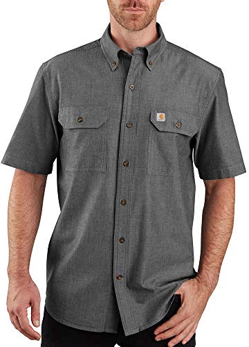 Carhartt Herren Loose Fit Midweight Chambray Short Sleeve Shirt