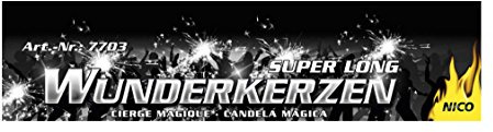 Wunderkerzen, groß 30 cm, 10 Päckchen a 10 Stück = 100 Wunderkerzen