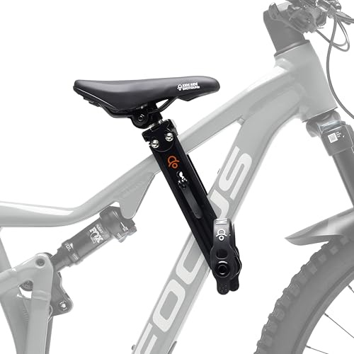 Kids Ride Shotgun – Original Kindersitz – Frontmontage, Für Kinder von 2 bis 5 Jahren, Passt auf die meisten modernen Erwachsenen-Mountainbikes, Verstellbar für Komfort