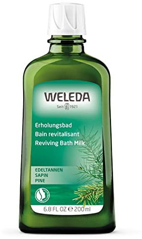 WELEDA Bio Edeltannen Erholungsbad, Naturkosmetik Bio Bade Essenz mit ätherischen Ölen von Fichten und Edeltannen zur Entspannung und Pflege, Badezusatz für innere Kraft (1 x 200 ml)