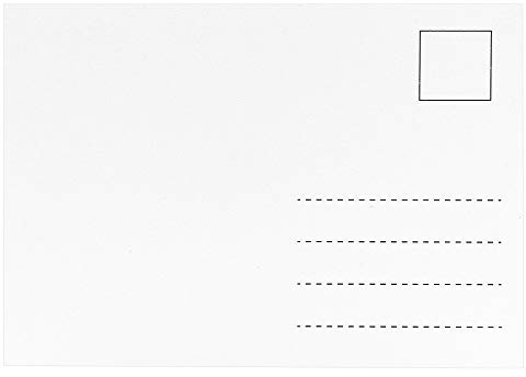 Ideen mit Herz 100 Blanko-Postkarten, weiß | Din A6, 10,5cm x 14,8cm | bedruckbar | stabile Ausführung, 300 g/m²