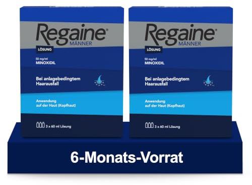 Regaine Männer Lösung mit Minoxidil bei erblich bedingtem Haarausfall | REGAINE stoppt erblich bedingten Haarausfall und regt neues Haarwachstum an – Wirksamkeit medizinisch belegt.