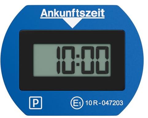 Needit elektronische Parkscheibe Park Lite I automatische Parkscheibe elektrisch mit Zulassung vom Kraftfahrt-Bundesamt I Digitale Parkuhr mit 2 Displays & vielen Funktionen, langlebig & zuverlässig
