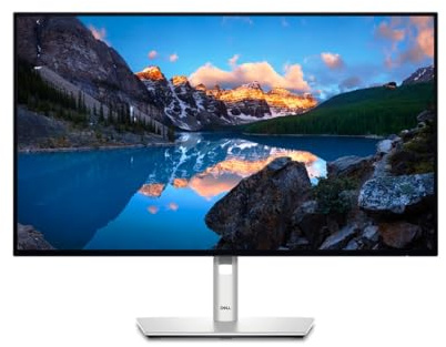Dell UltraSharp 27 Monitor - U2724D, QHD (2560x1440), 120Hz, IPS Black | 5ms, 98% DCI-P3, 2 USB-C, 2 DisplayPort, HDMI, 3 USB, 3 Jahre Garantie, Silber