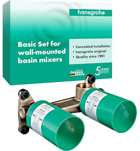 hansgrohe Grundkörper für Einhebel-Waschtischarmaturen Unterputz für Wandmontage