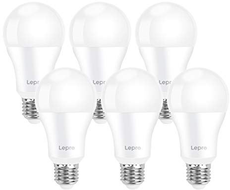 Lepro 13W E27 LED Warmweiss, 1521LM 2700K Glühbirne E27 | Nicht Dimmbar, 180° Abstrahlwinkel E27 Glühbirne, ersetzt 100W Leuchtmittel, A60 glühbirnen, 6 Stück