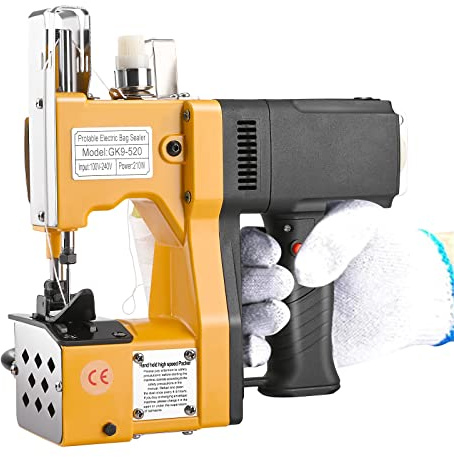 Yontwe Elektretasche näher Stickpackmaschine für Sackleinen Canvas Handheld Industrial Ledernähmaschine DIY tragbare Nähmaschine Handheld -Nähtasche