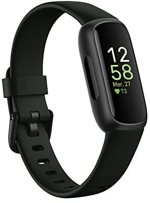 Google Fitbit Inspire 3 – Gesundheits- & Fitness-Tracker Damen / Herren - Herzfrequenzmessung, Stressmanagement, Schlafanalyse & bis zu 10 Tage Akkulaufzeit – Fitnessuhr kompatibel mit Android/iOS