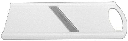 Sonja-Plastic Gurkenhobel, Schäler, Küchenreibe, Gurkenreibe, Einstechen., Kunststoff, weiß, 20 x 7,5 cm