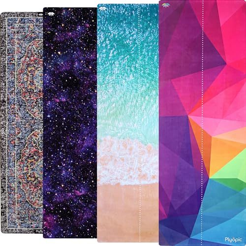 Plyopic All-In-One Yoga-Matte – Rutschfest auch bei Schweiß | Premium Matte mit Sweat-Grip Oberfläche | Für Joga, Hot Yoga, Bikram & Fitness | Hautfreundlich & Umweltbewusstes Design