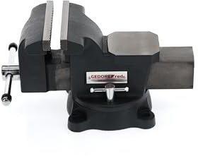 GEDORE red Parallel-Schraubstock mit Amboss, drehbar, nach vorn öffnend, zentrisch, Spannkraft 25 KN, R93800150