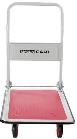 Magnacart Plattformwagen - Max. 250KG - Faltbarer Transportwagen - 91 x 61 x 87 CM - Silber