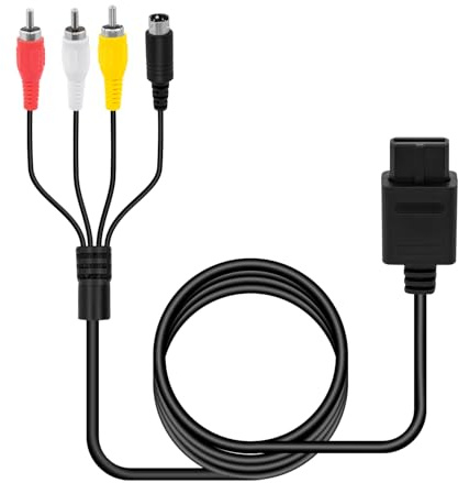 Mcbazel S-Video AV-Video-Kabel für Nintendo SNES/N64/Gamecube PAL/NGC