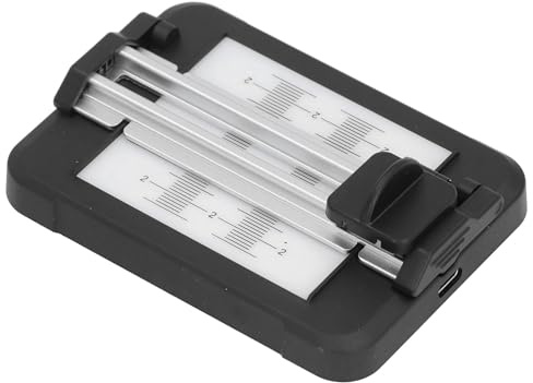 Filmschneider, Verstellbarer Diafilmschneider mit LED-Hintergrundbeleuchtung für 35-mm-Film und 120-Format, Kompatibel mit Zum Scannen und Archivieren