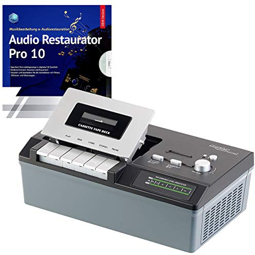 auvisio Kassettenrekorder: USB-Kassetten-Player UCR-2200 zum Abspielen & Digitalisieren (Kassettenspieler, MC digitalisieren, to)