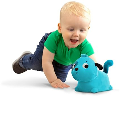 B. toys - Wobble 'n' Go - Hund - Interaktiver Plüschhund - Plüschtier - Waschbares Babyspielzeug mit Bewegung und Geräusche - Spielzeug für Babys, Kleinkinder, Kinder - 1 Jahr +