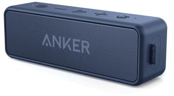 Anker Soundcore 2, 12W Dual-Driver, Portable Bluetooth Speakers for Daily Use, and Wireless, Extended Battery Life, 24-Hour Playtime, IPX7 Water Resistant, Built in Mic, 66 ft Bluetooth Range-Indigo