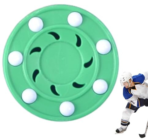 Street Hockey Puck | Multifunktionaler Indoor- und Straßenhockey-Puck, , offizielles Off-Eis-Einsatz, Outdoor-Straßen-Pucks mit Rollen, Hockey-Trainingsausrüstung