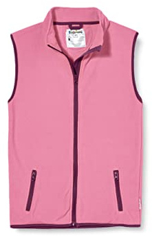 Playshoes Fleece Weste Unisex Kinder Outdoor-Oberteil, pink, 128