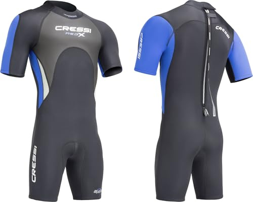 CRESSI seit 1946 - Med X Man 2.5mm Herren Shorty Neopren mit Reißverschluss
