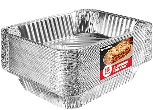 XpressPak Aluminiumpfannen, 9 x 13, 15 Stück