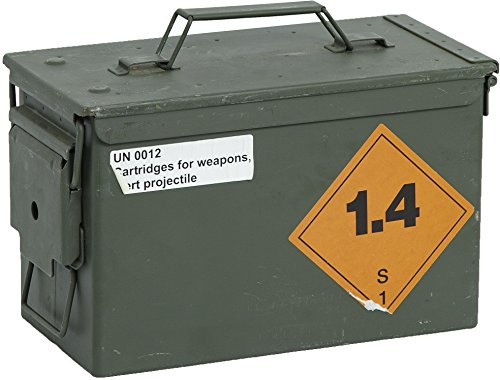 Kistenkolli Altes Land kleine Metall Munitionskiste 4API Aufbewahrungskiste ca. 30,5x19x15,50cm Militärkiste Munitionsbox Weinkiste Apfelkiste Shabby Vintage