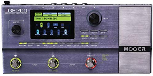 Mooer GE200 Multi-Effect Guitar Pedal, Grey