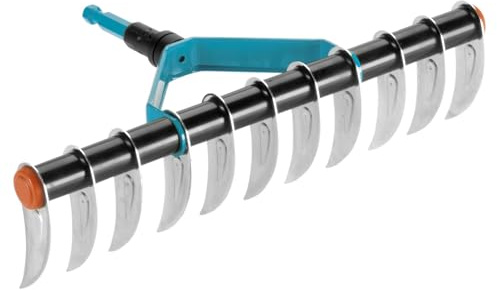 Gardena combisystem Rasenlüfter 35 cm | Alle combisystem Stiele kompatibel, Manueller Vertikutierer mit 35 cm Arbeitsbreite, Aluminium