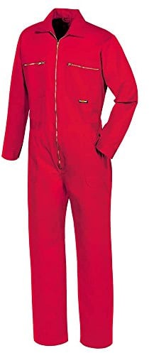 teXXor Overall Basic, Arbeitsoverall Anzug rot 50, 8043