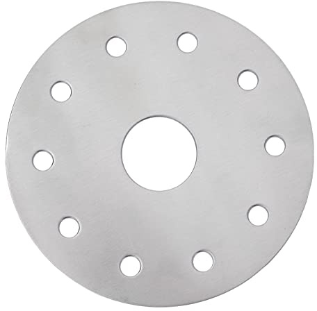 Wärmeverteilerplatte, Wärmeleitplatte, Edelstahl Induktionskochfeld Konverterscheibe für Gasherd Glaskochfeld,Induktionsadapter Wärmeverteiler Wärme-Diffusor (12.3CM)