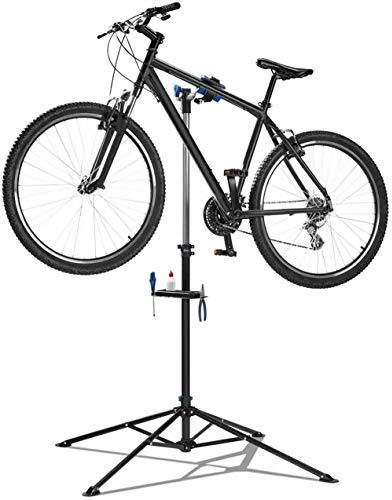 Crivit Fahrrad E-Bike Montageständer Reperaturständer Traglast 30kg Fahrradmontageständer Höhenverstellbar aus Stahl/Aluminium