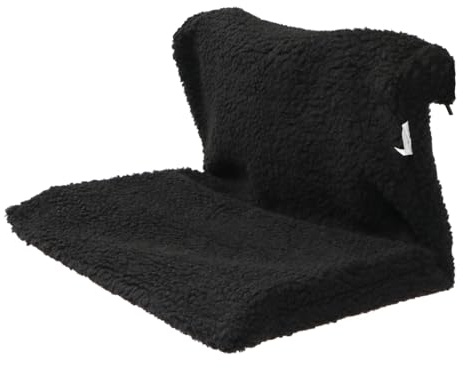 JOINPAYA Hängendes Katzenbett mit Schwarzem Fleece Platzsparende Heizungshängematte für Katzen und Kätzchen Weiche Abnehmbare Radiatorliege Langlebiger Metallrahmen Umweltfreundlich und