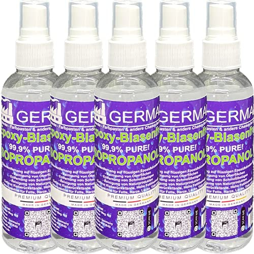 5x100ml Isopropanol 99,9% IPA Lösungsmittel Isopropylalkohol 2-Propanol Reiniger