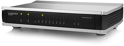 LANCOM 62082 884 VoIP (EU, over ISDN), Single Site Business-VoIP-Router, VDSL2/ADSL2+-Modem, ISDN-VoIP-Wandlung, 4xISDN (2xNT & 2xTE/NT) 4xGE (IEEE 802.3az)