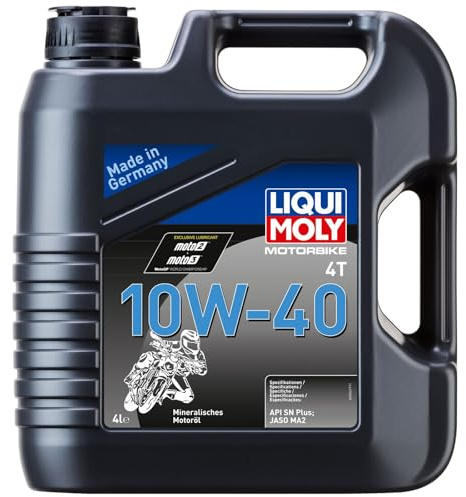 LIQUI MOLY Motorbike 4T 10W-40 | 4 L | Motorrad 4-Takt-Öl | Art.-Nr.: 3046