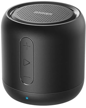 Anker Soundcore Mini Bluetooth Lautsprecher mit 15 Stunden Spielzeit, Fantastischer Sound, 20 Meter Bluetooth Reichweite, FM Radio und intensiver Bass