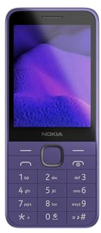 Nokia 235 4G Feature-Phone bietet EIN 2,8-Display, Dual-SIM, eine 2MP-Kamera, Cloud-Apps, einen 1450mAh Akku, USB Type-C Ladeanschluss, einen 32GB Micro-SD-Slot und Bluetooth 5.0 - Purple